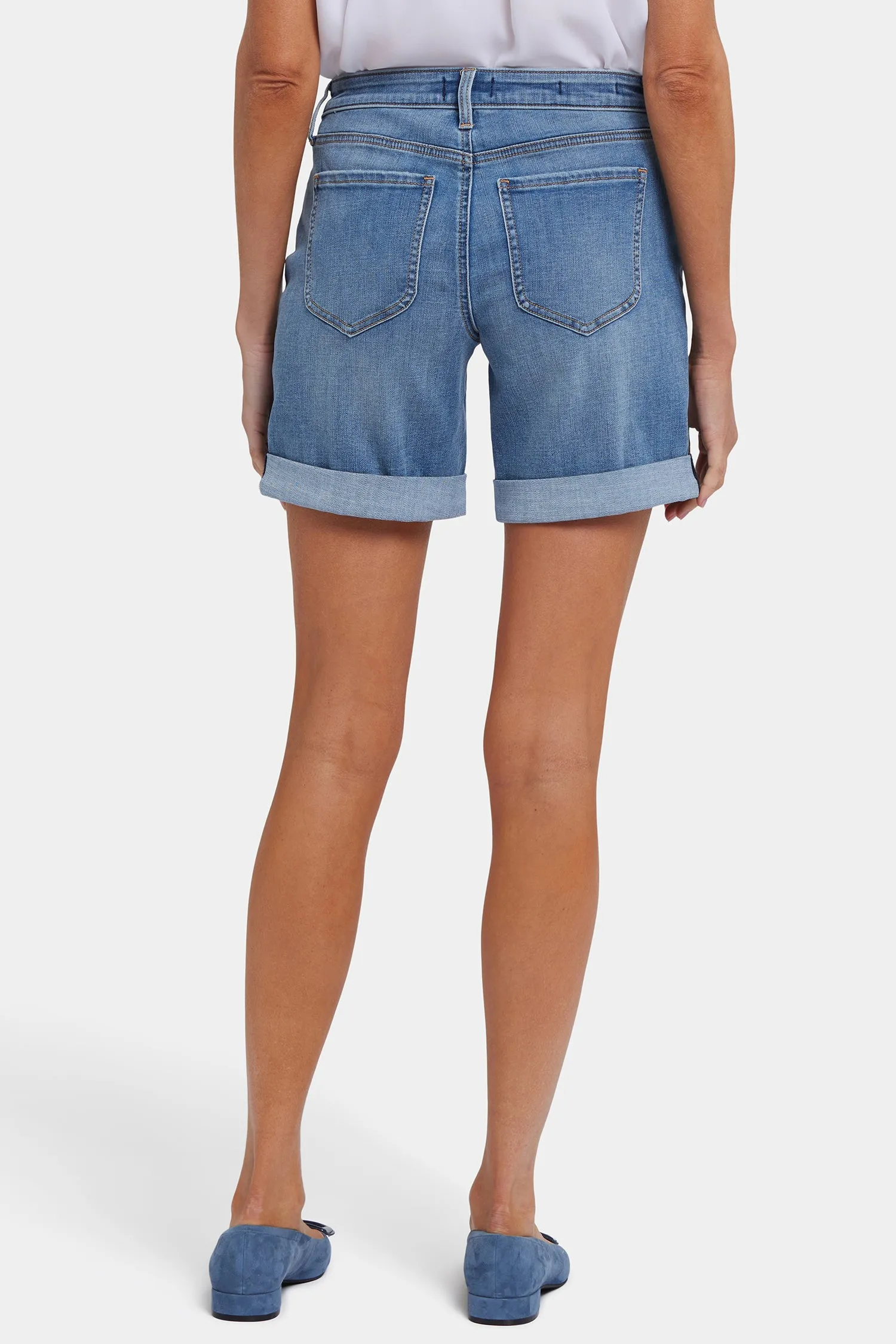 Diana Relaxed Denim Shorts - Barcelona Breeze