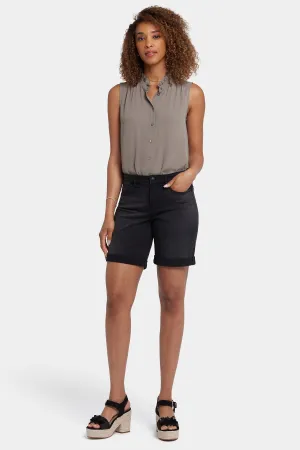 Diana Relaxed Denim Shorts - Cadiz Royal