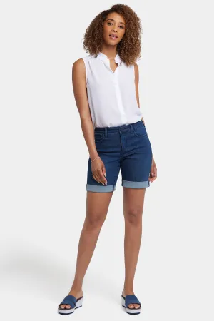 Diana Relaxed Denim Shorts - Ibiza Blues