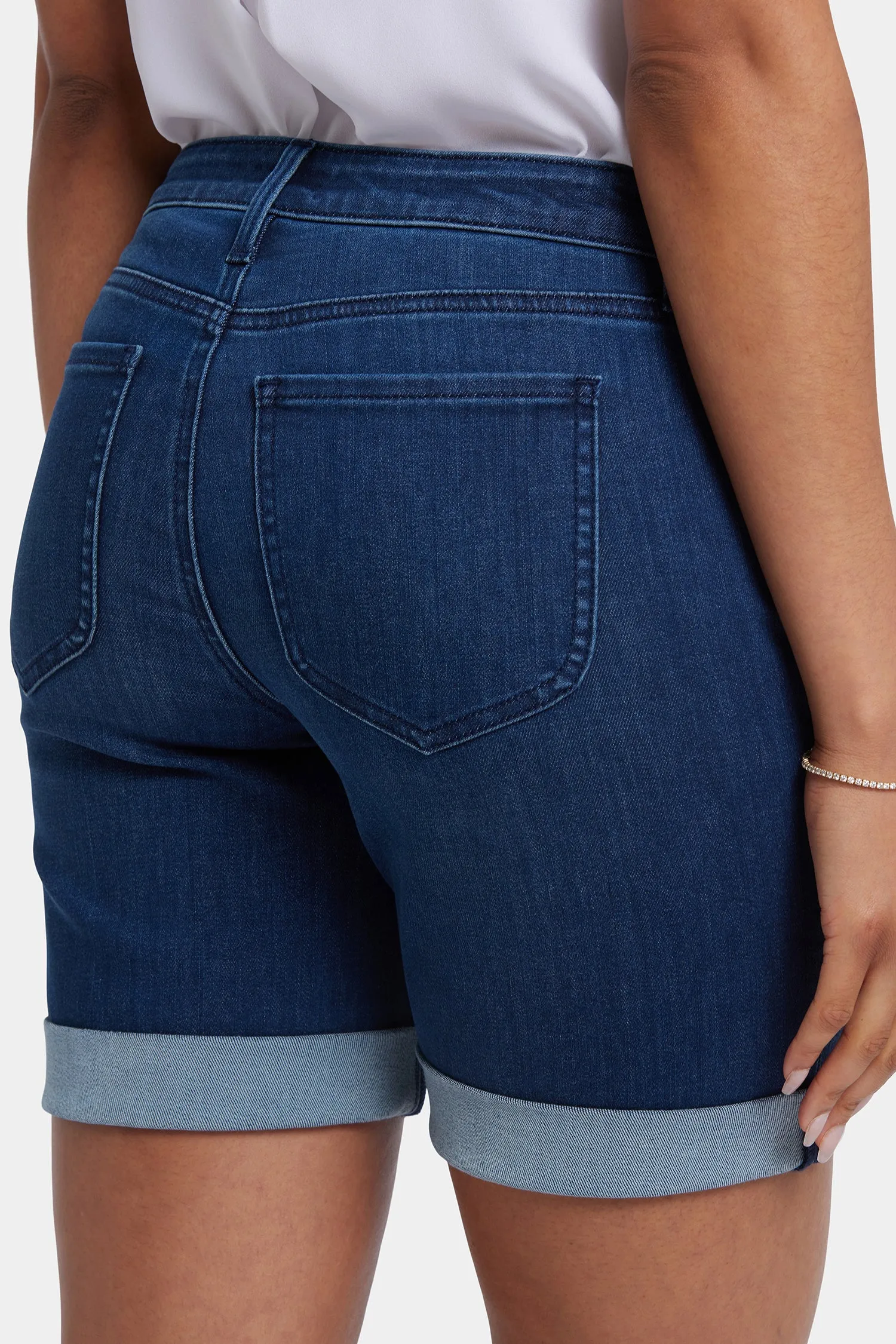 Diana Relaxed Denim Shorts - Ibiza Blues