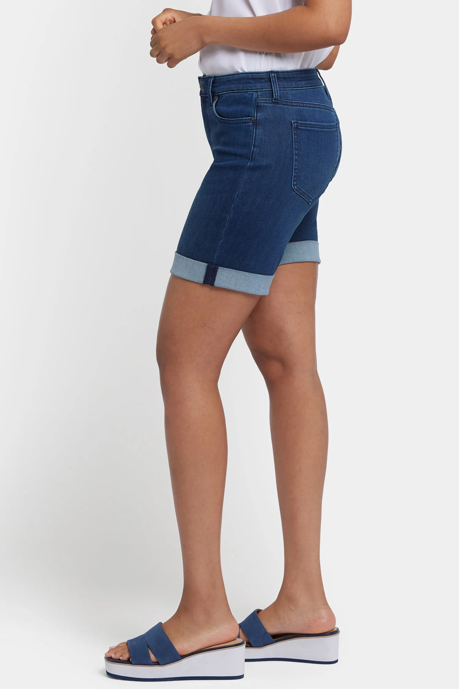 Diana Relaxed Denim Shorts - Ibiza Blues