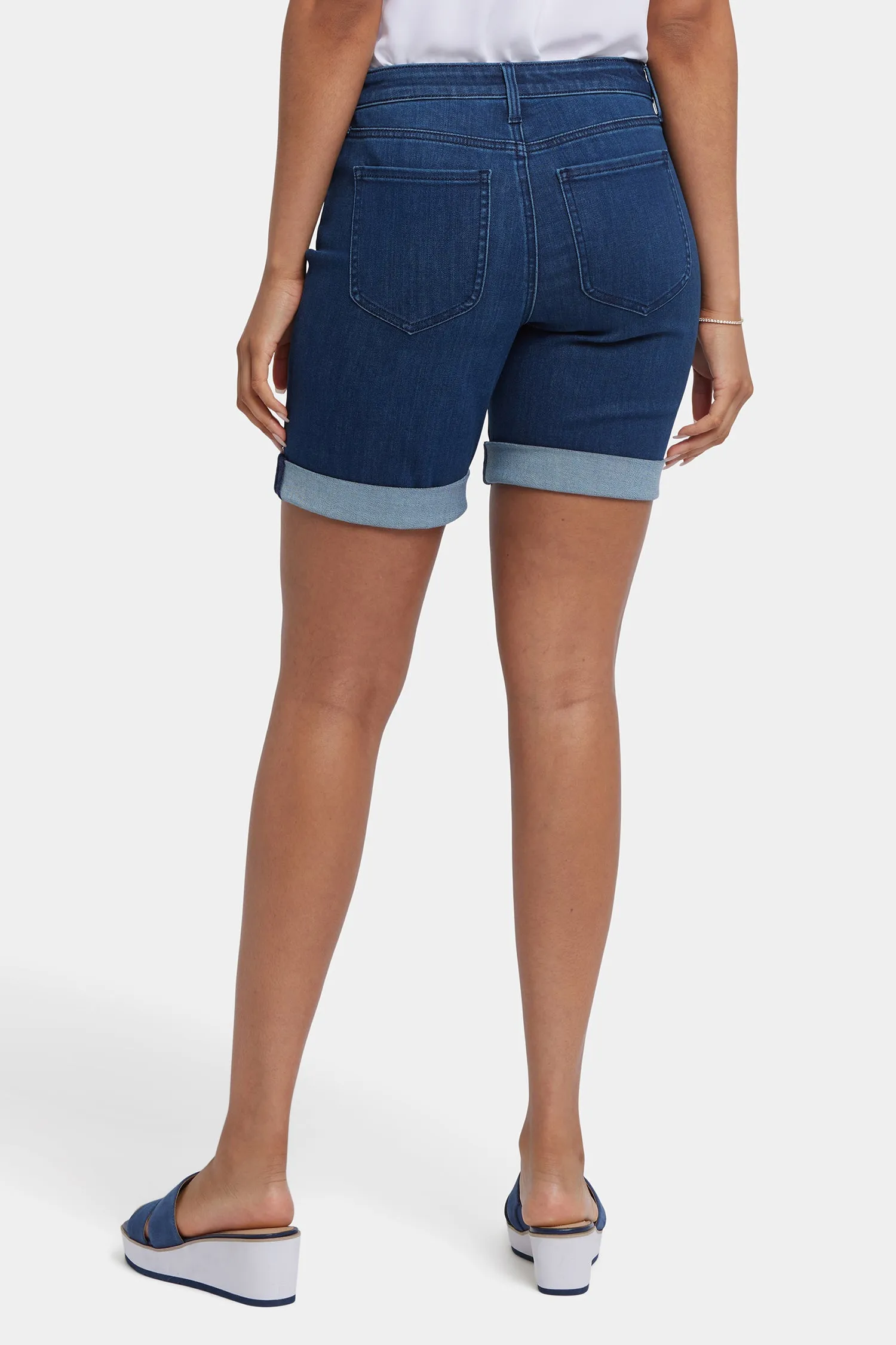 Diana Relaxed Denim Shorts - Ibiza Blues