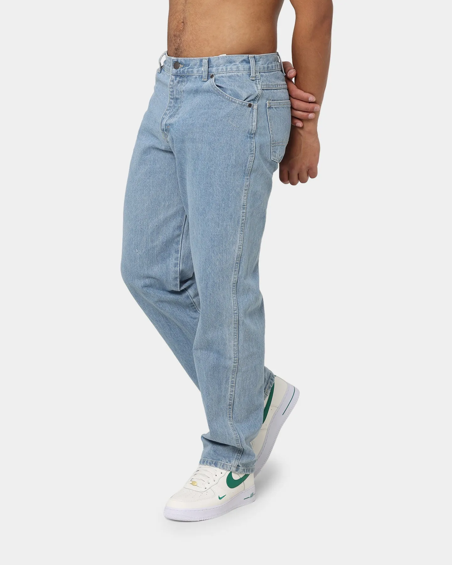 Dickies Relaxed Straight Fit Jeans Light Indigo