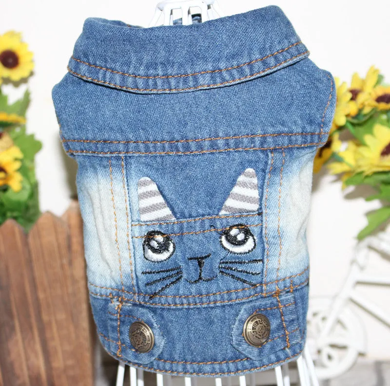 Dog clothes pet autumn and winter cowboy clothing C4B