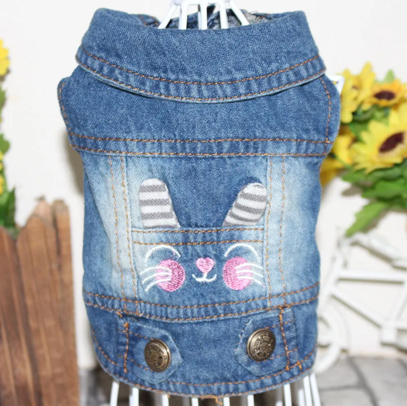 Dog clothes pet autumn and winter cowboy clothing C4B