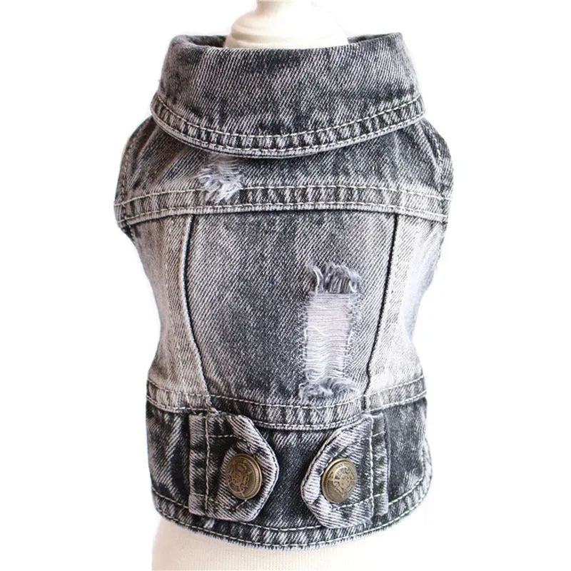 Dog clothes pet autumn and winter cowboy clothing C4B