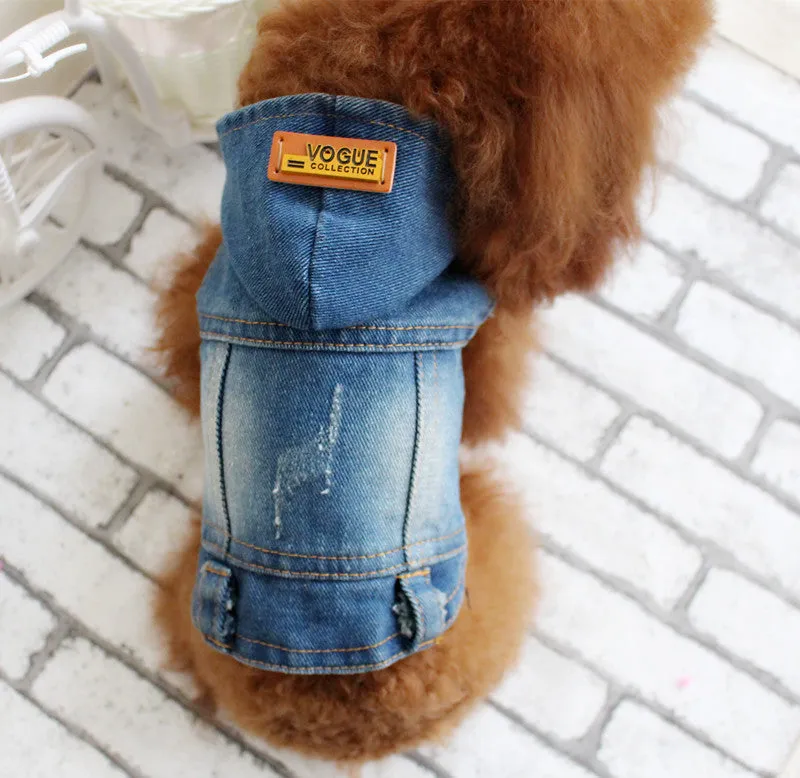 Dog clothes pet autumn and winter cowboy clothing C4B