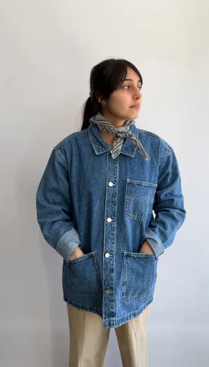 DR DENIM - MANTEAU DEVON - STREAM SKY RETRO CONTRAST - PÉ25