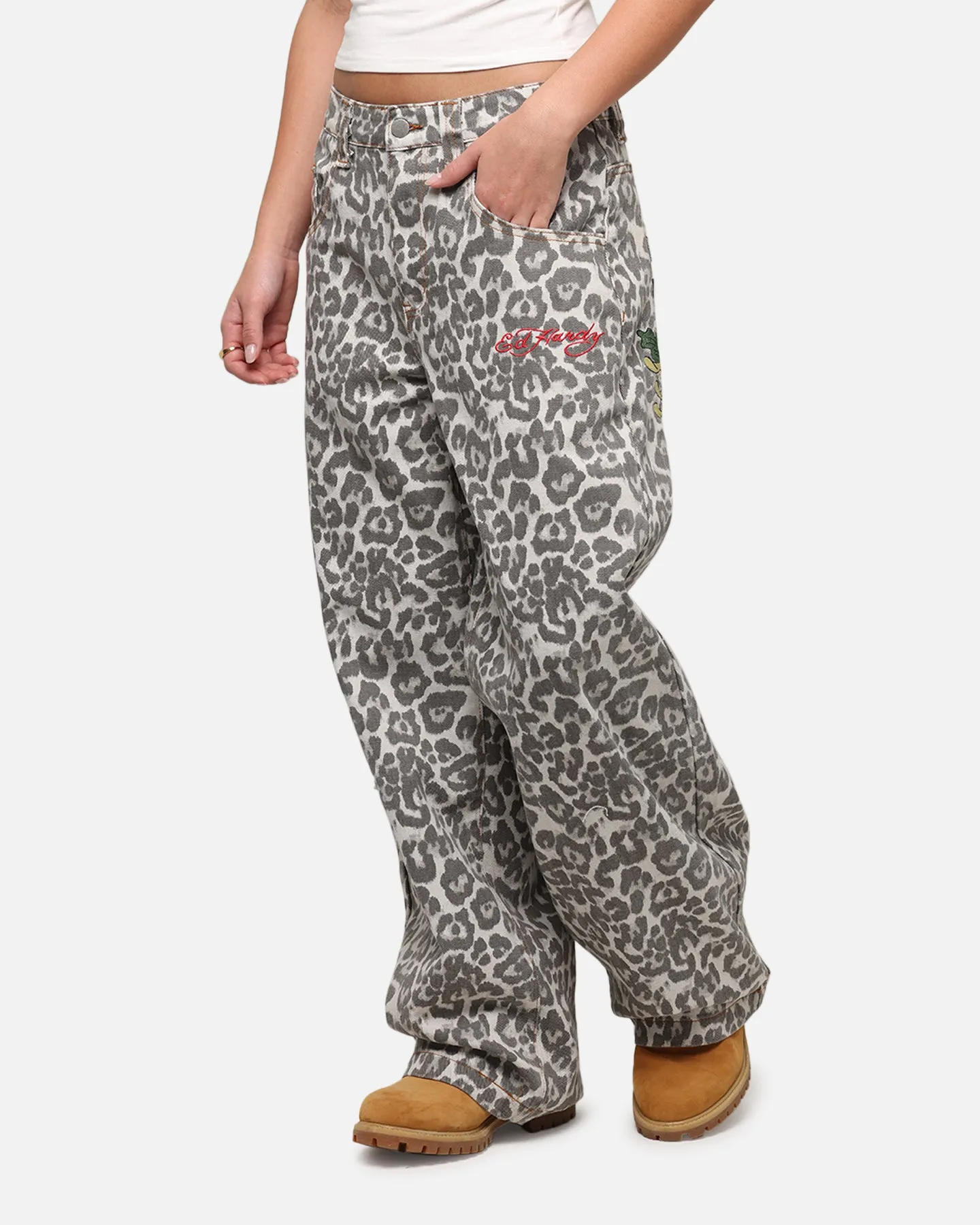 Ed Hardy Women's Leopard Jeans Leopard