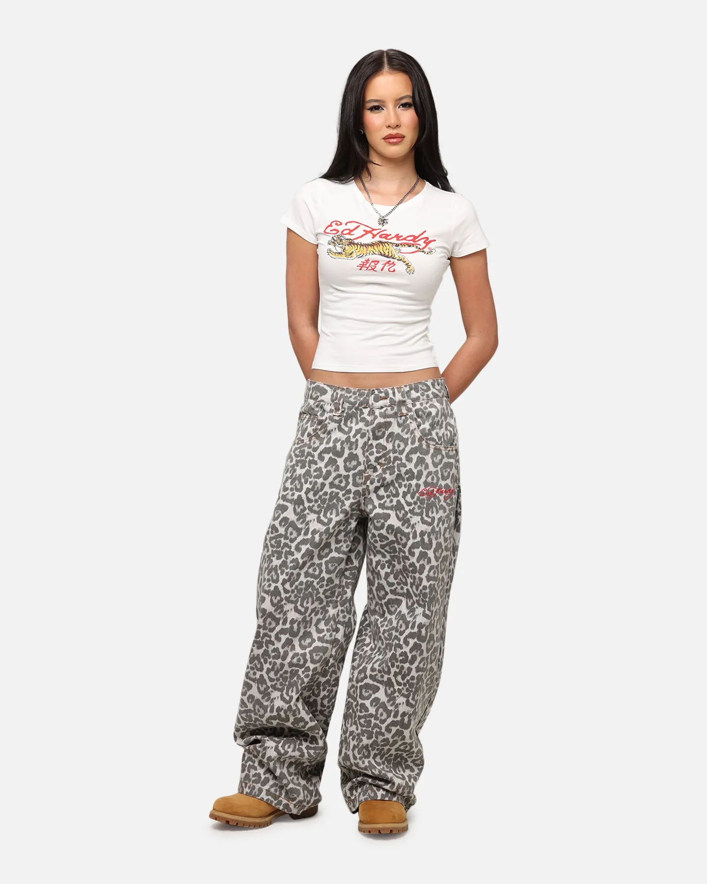 Ed Hardy Women's Leopard Jeans Leopard