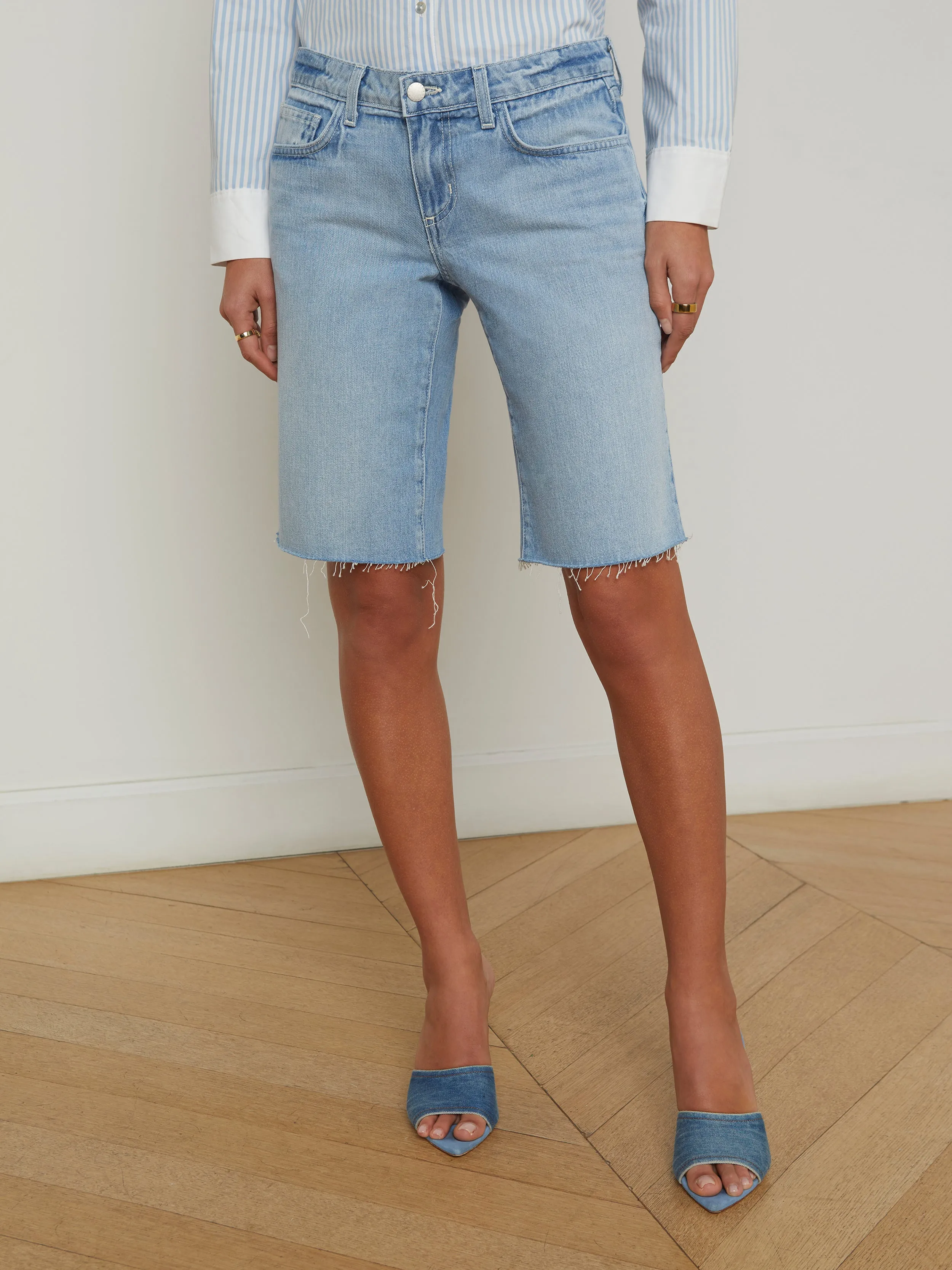 Elise Denim Bermuda Short