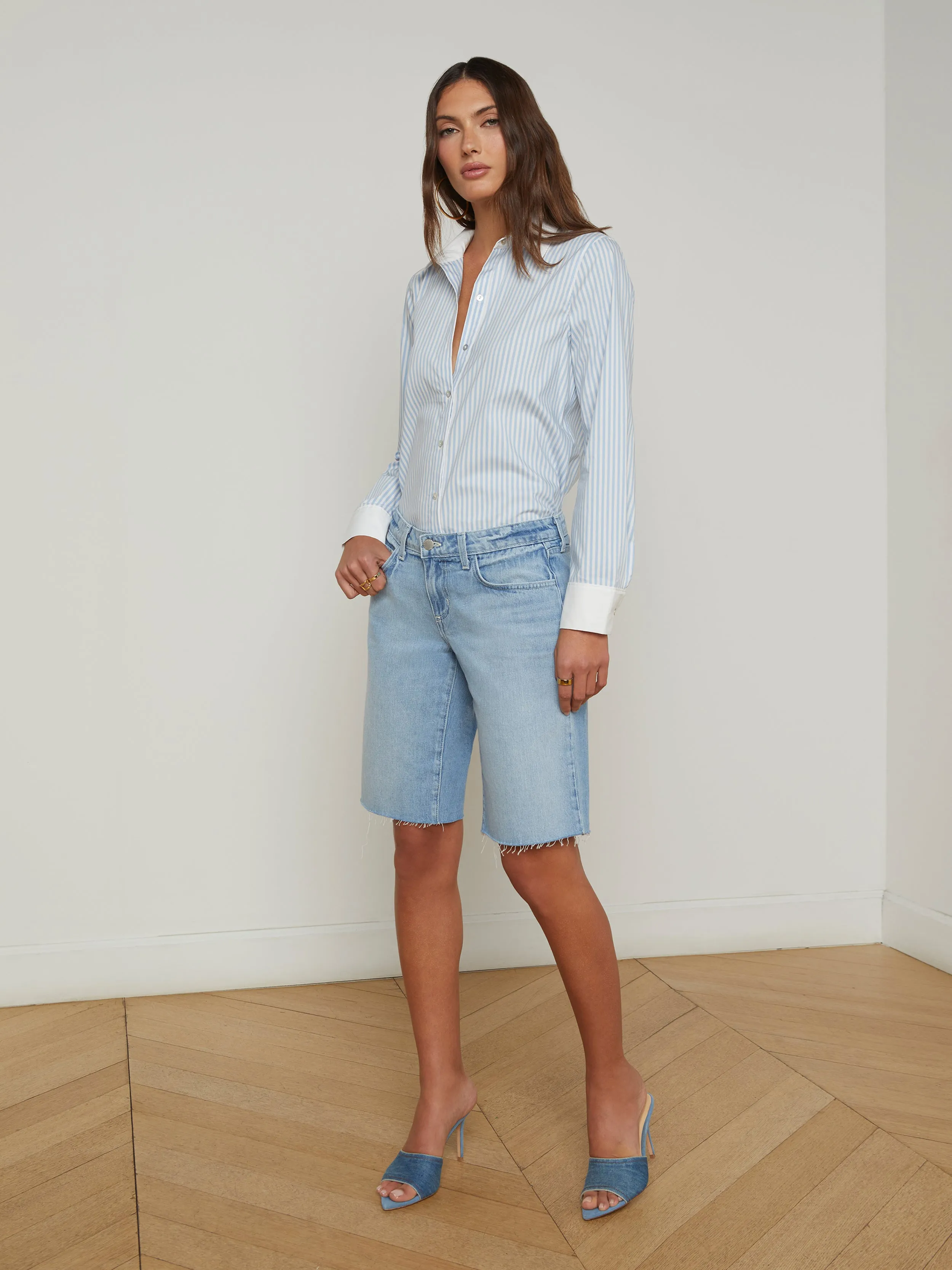 Elise Denim Bermuda Short