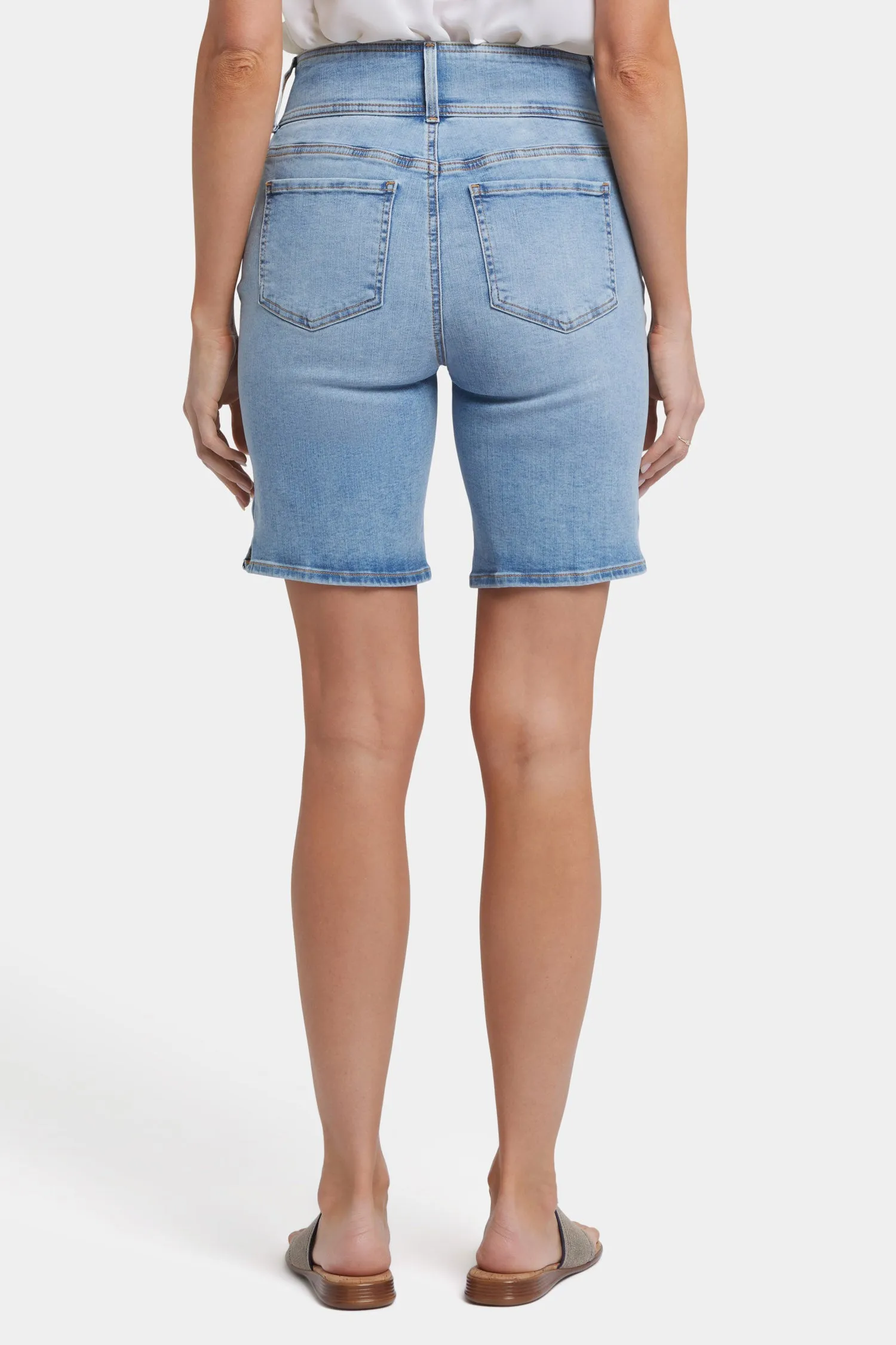 Ella Denim Shorts - Santiago Sea