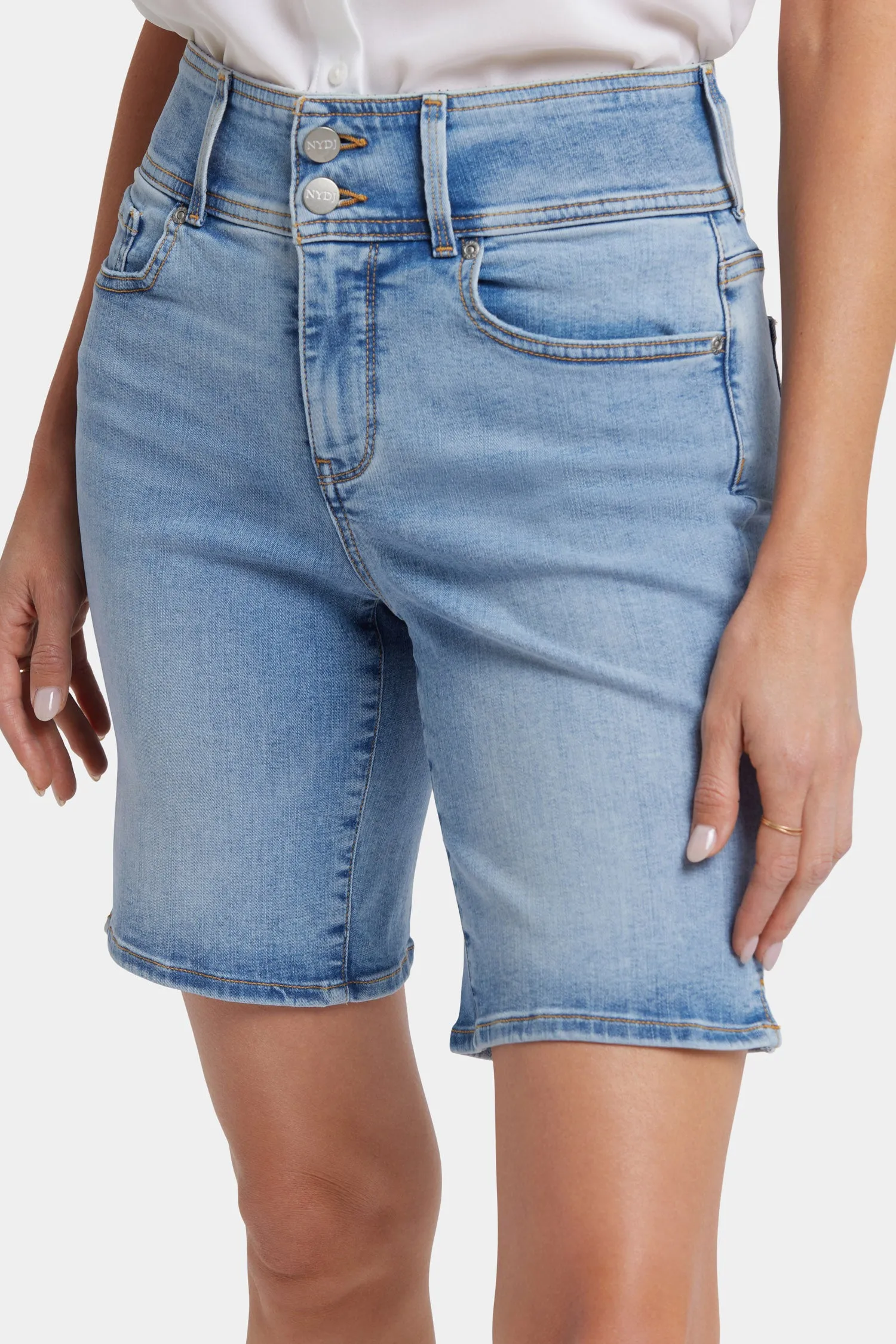 Ella Denim Shorts - Santiago Sea
