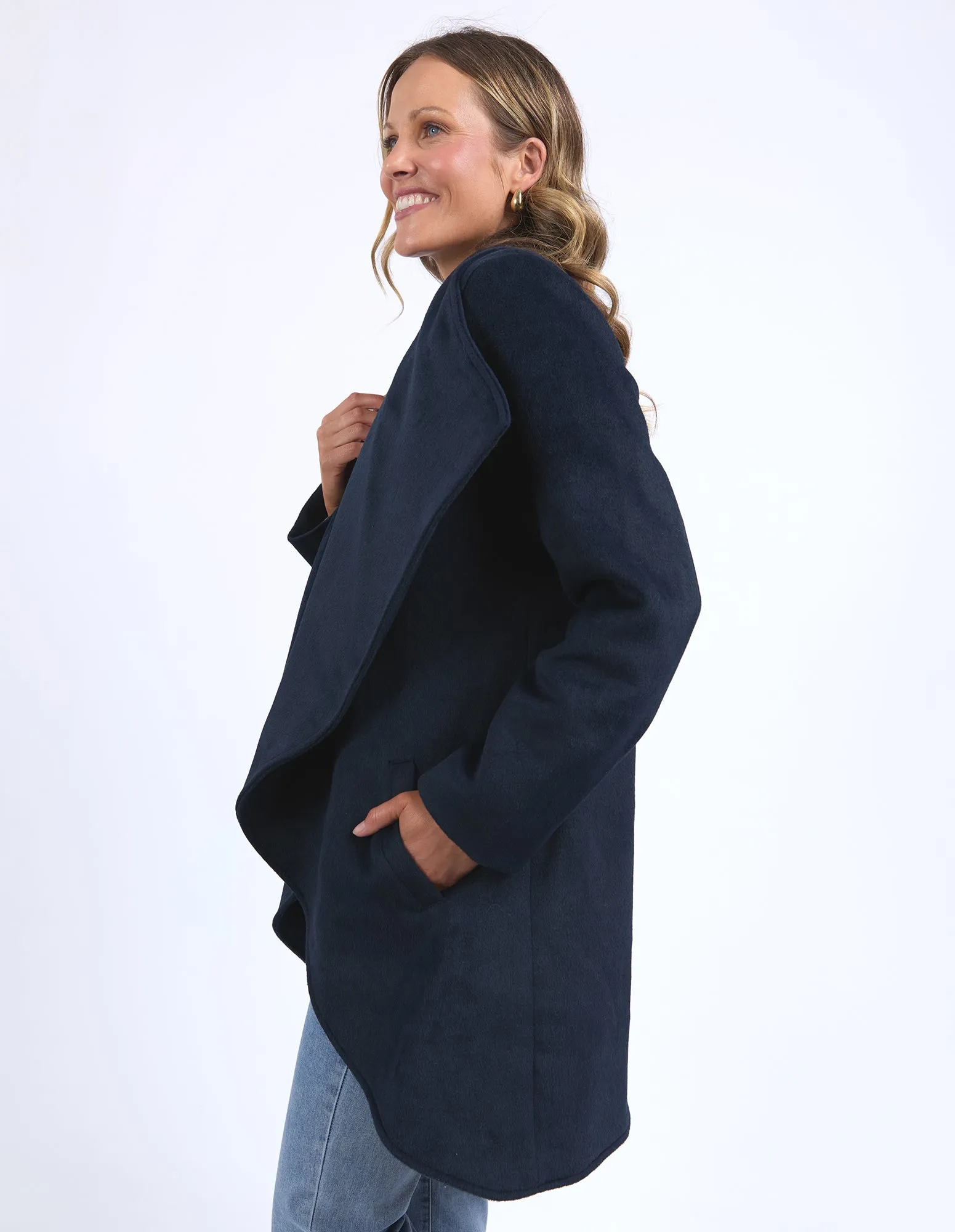 Elm Abigail II Coat Navy