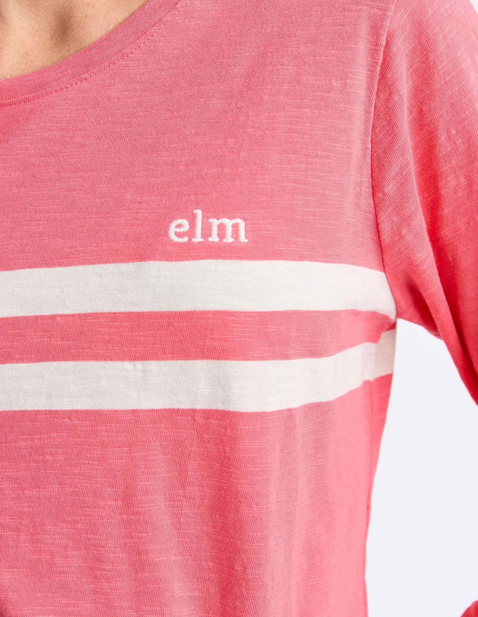 Elm Adora Long Sleeve Tee Cosy Coral