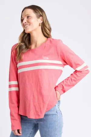 Elm Adora Long Sleeve Tee Cosy Coral