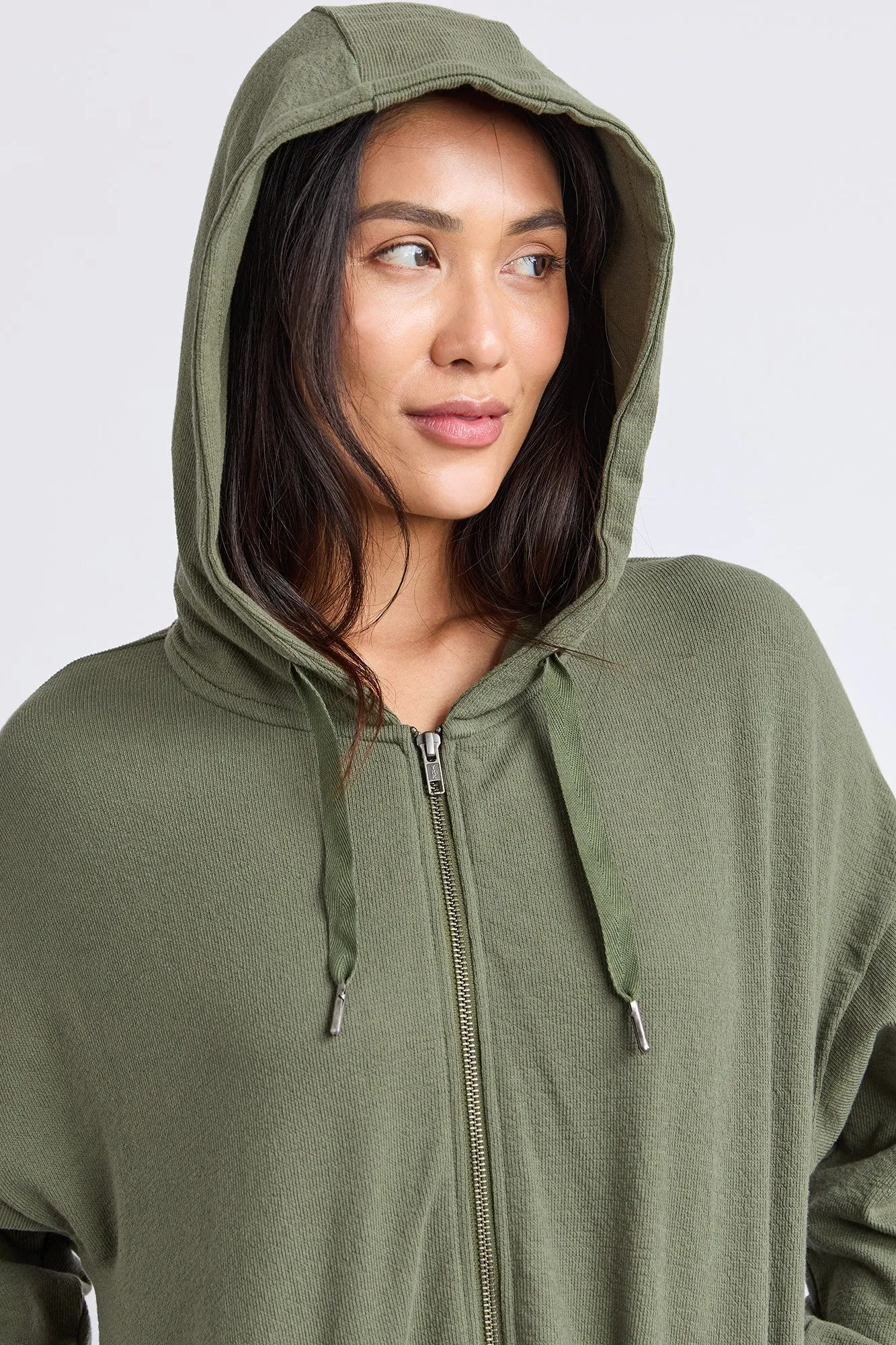 Elm Beachy L/S Zip Hoodie Four Leaf Clover