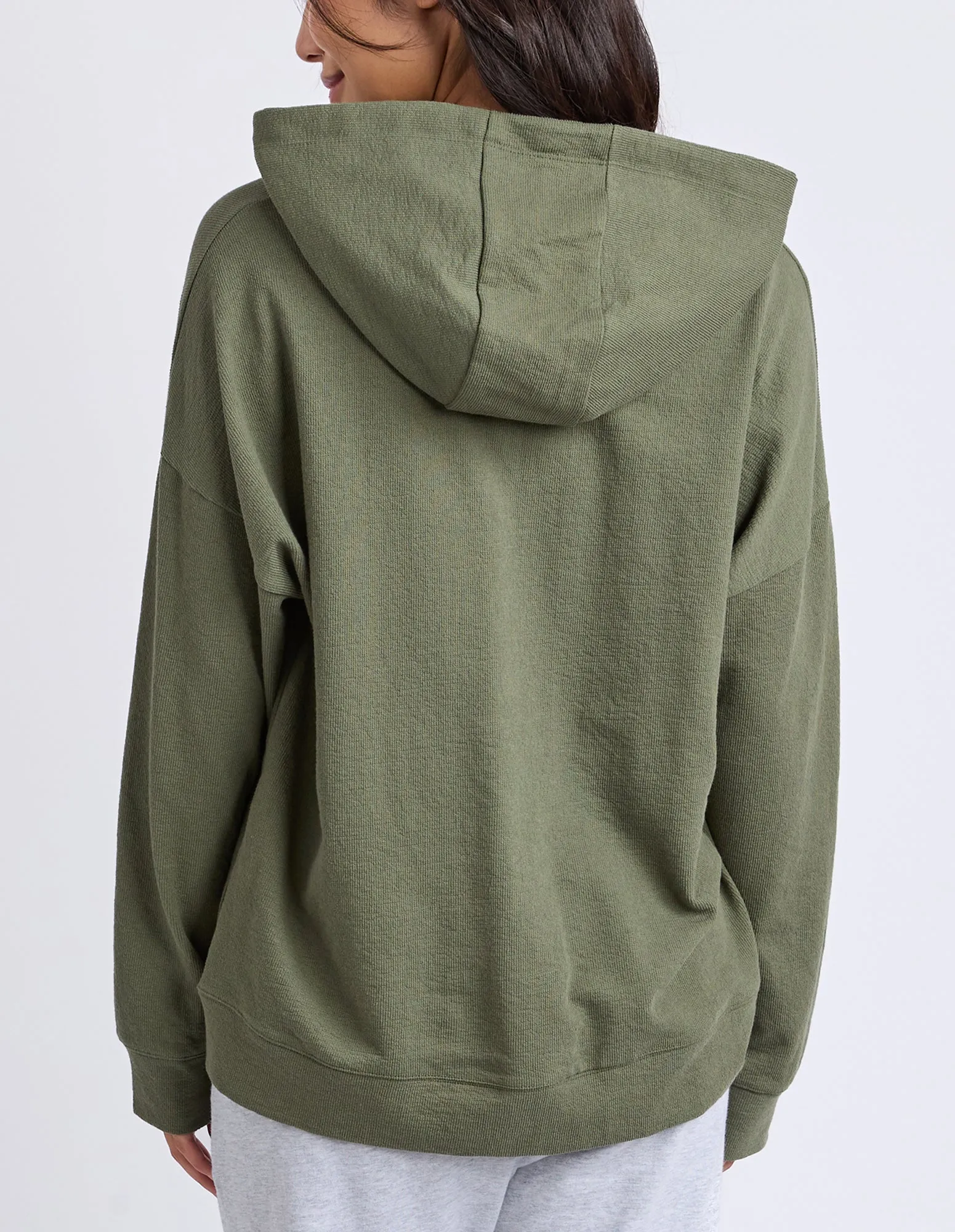 Elm Beachy L/S Zip Hoodie Four Leaf Clover