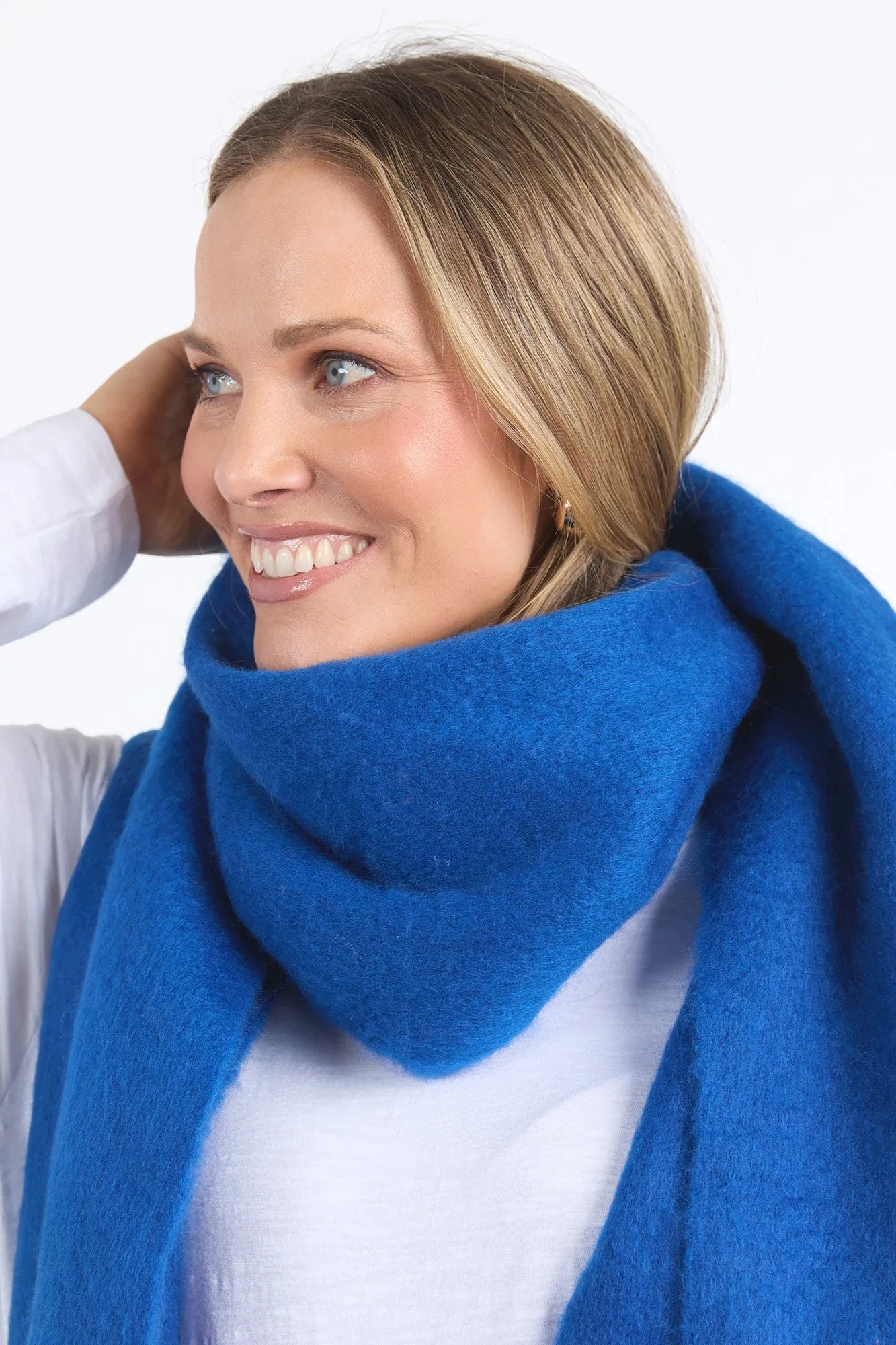 Elm Comfy Scarf Deep Blue