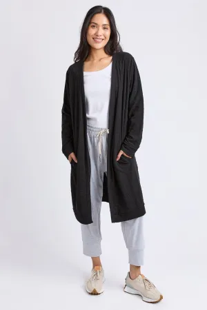Elm Haven Jersey Cardi Black
