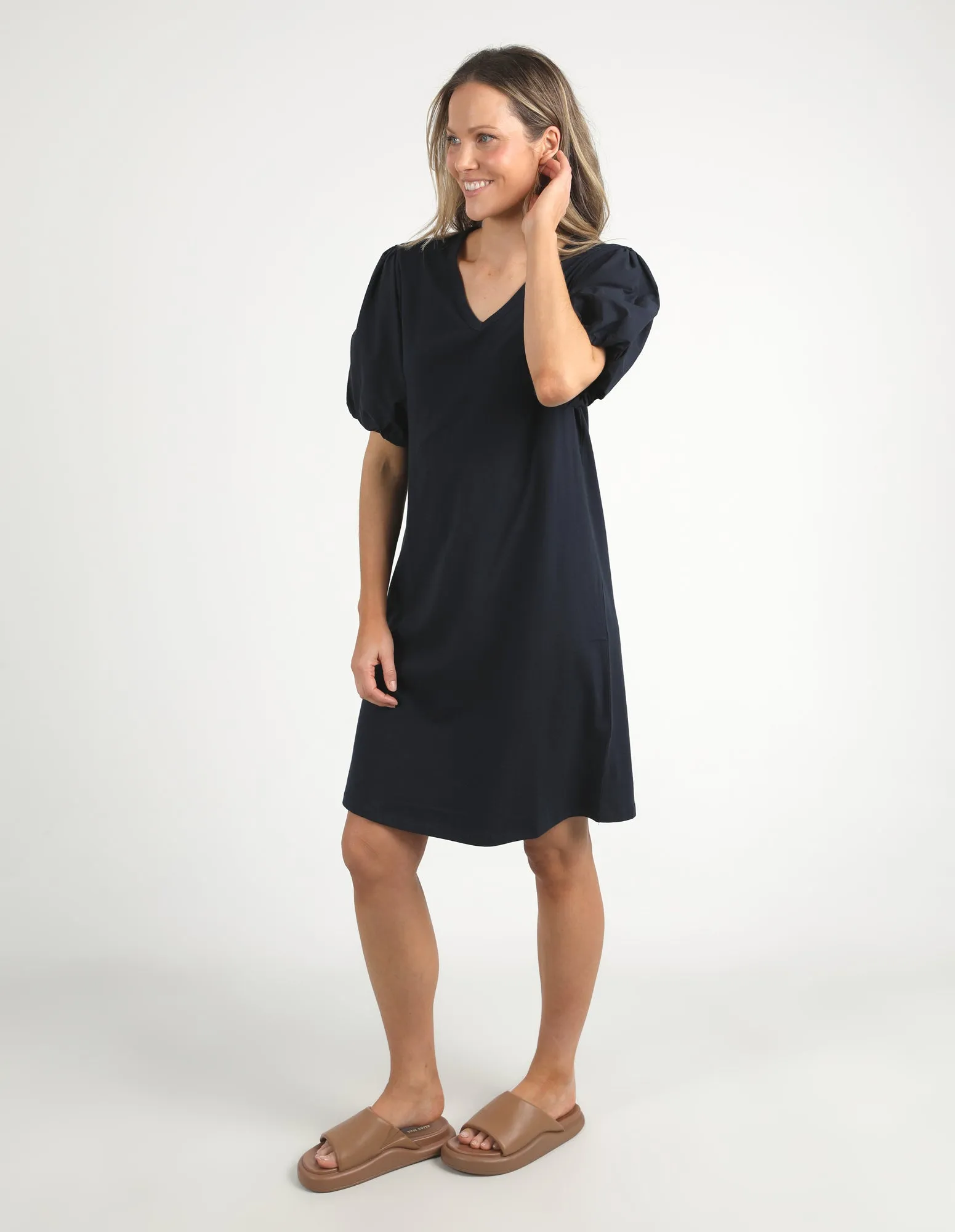 Elm Joy Dress Navy