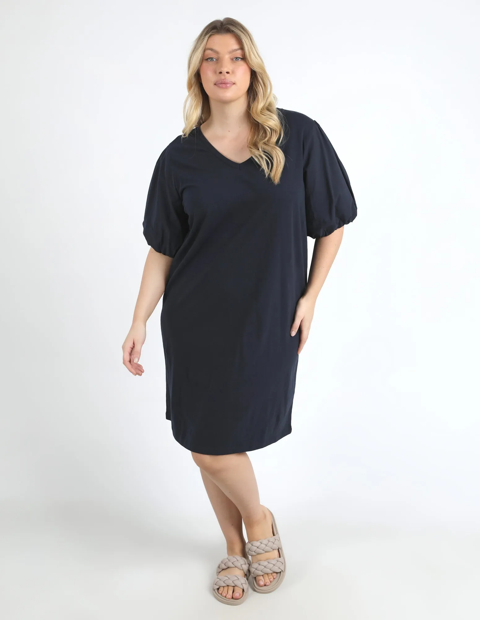 Elm Joy Dress Navy