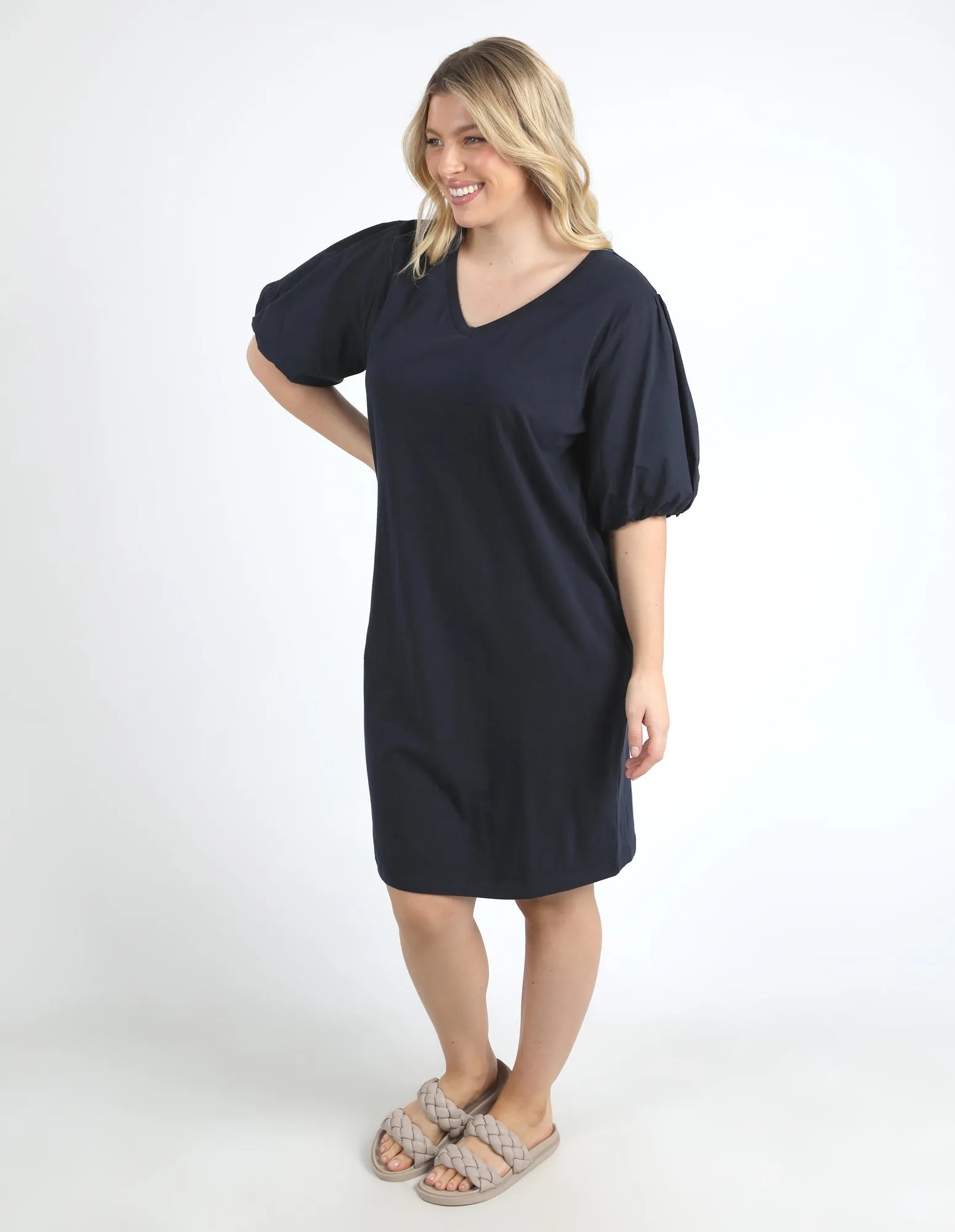 Elm Joy Dress Navy