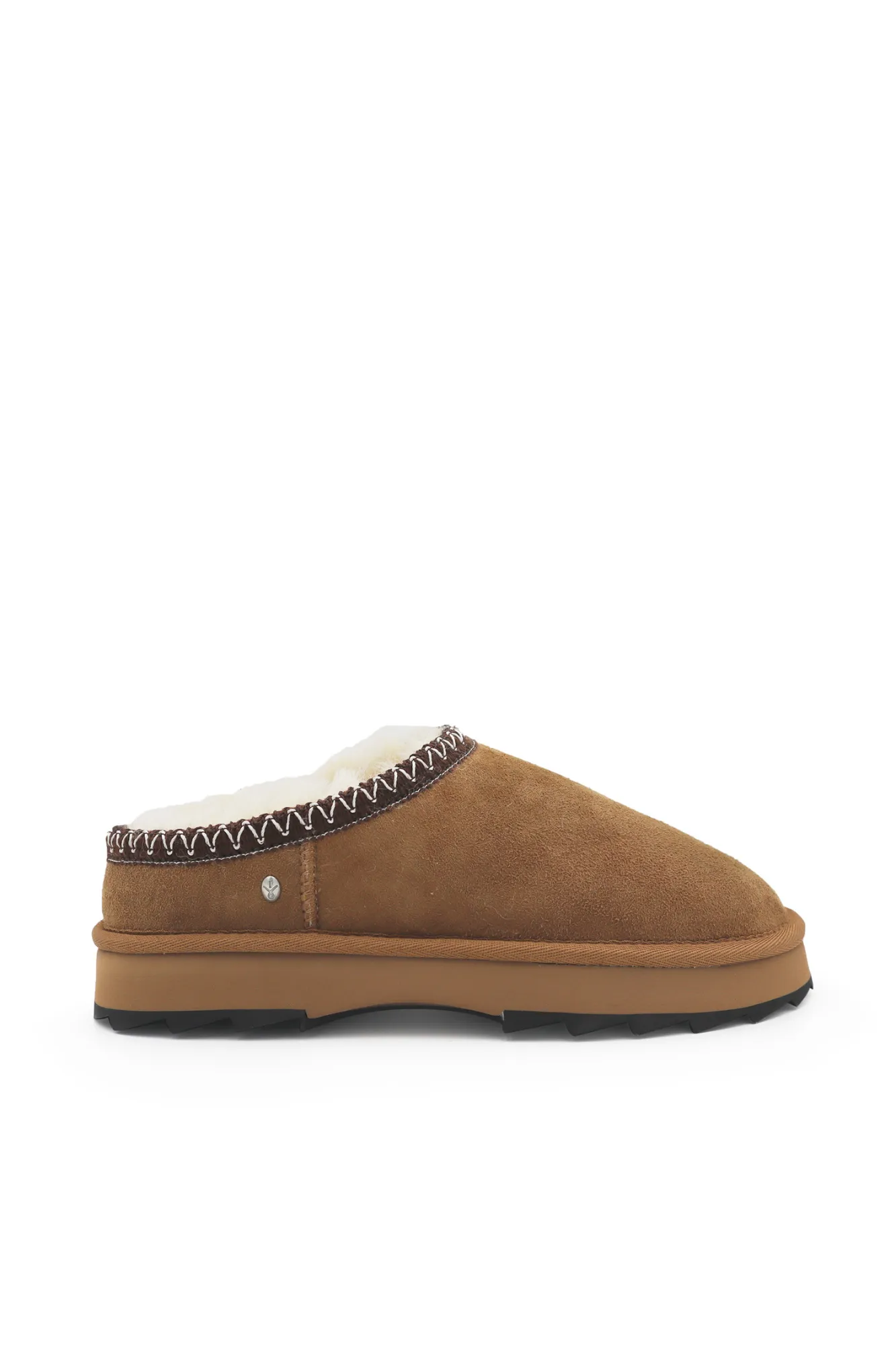 Emu Sharky Scuff Slipper Chestnut