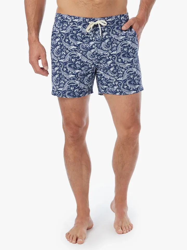 Fair Harbor Men's Bungalow Short White Lotus
