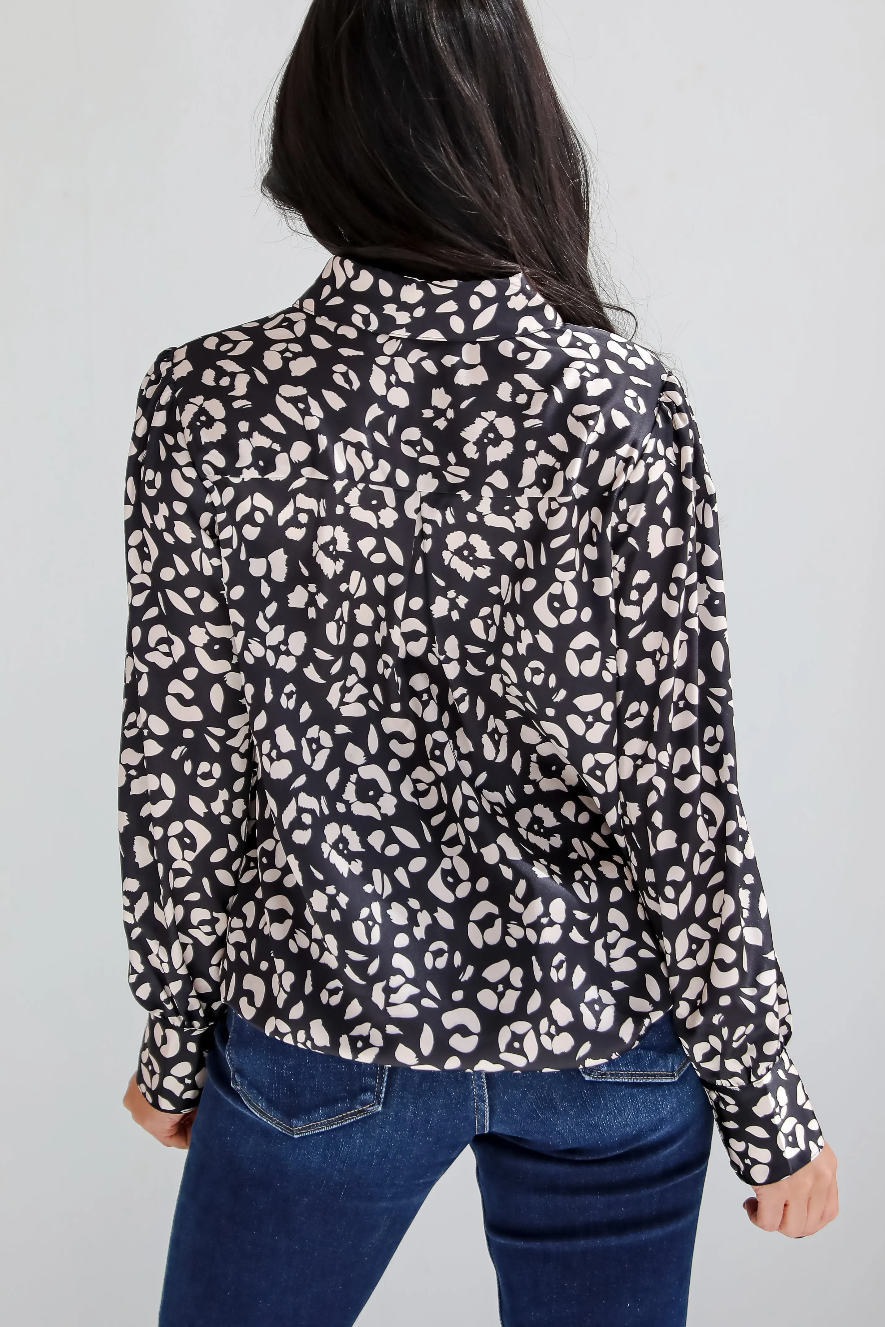 FINAL SALE - Luxe Favorite Black Button-Up Blouse