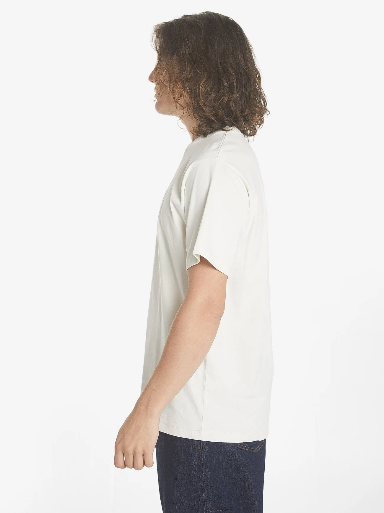 Flowershop Merch Fit Tee - Heritage White