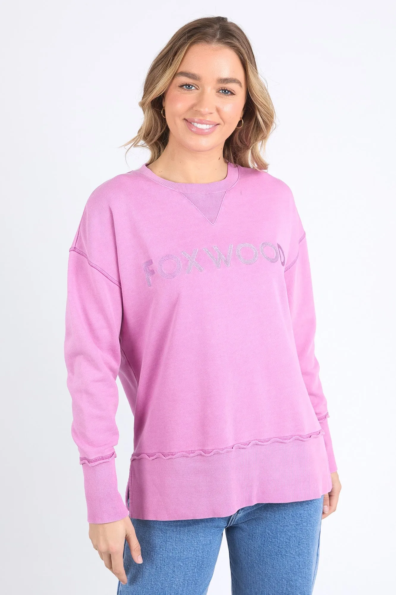 Foxwood Illusion Crew Fuchsia