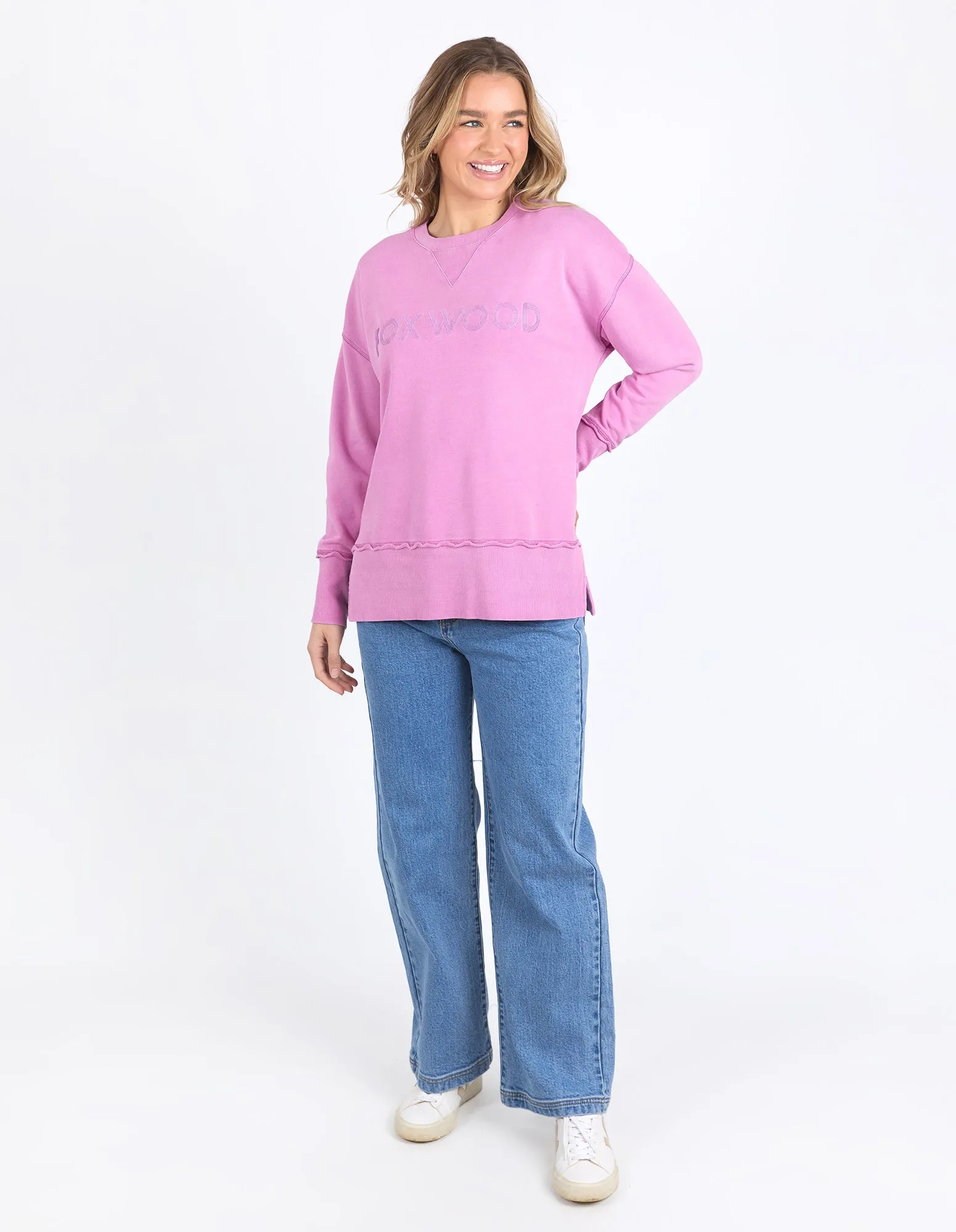 Foxwood Illusion Crew Fuchsia