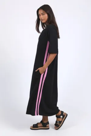 Foxwood Recovery 3/4 Sleeve Dress Black W/
