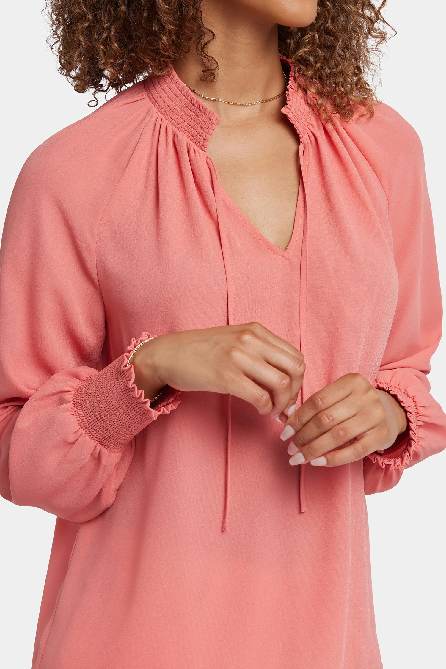 Gemma Blouse - Coral Haze