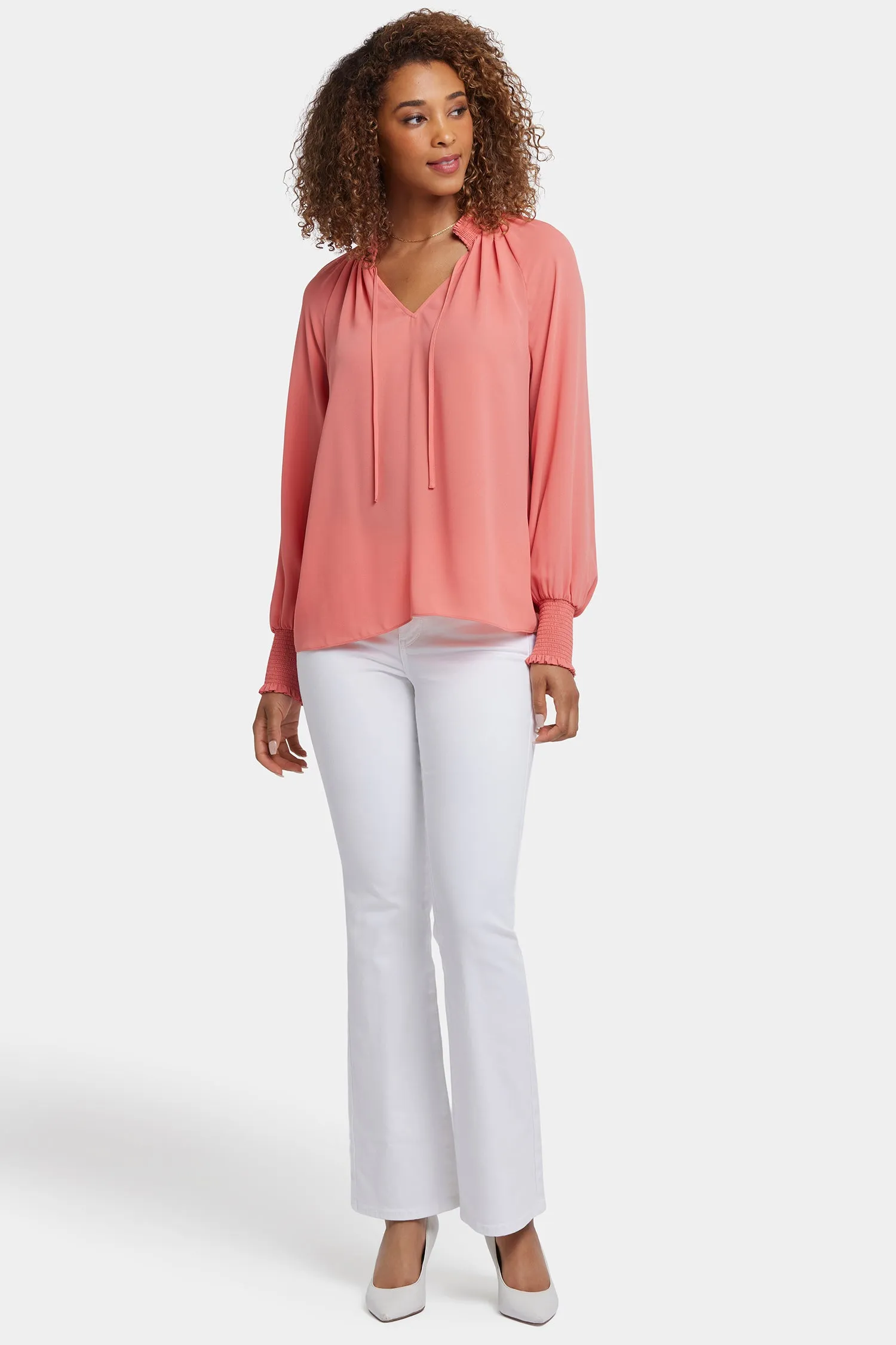 Gemma Blouse - Coral Haze