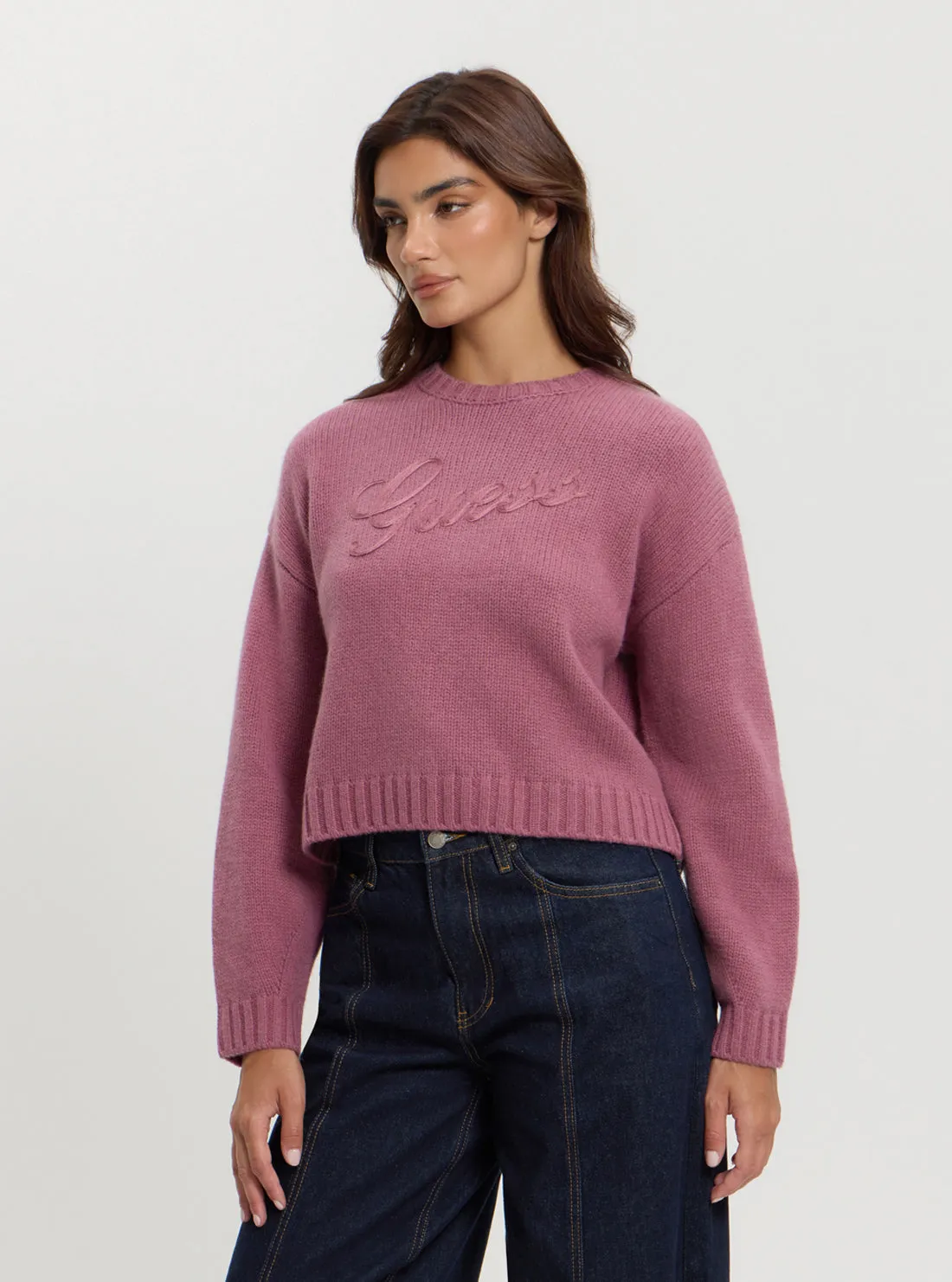 Guess Originals Pink Vintage Graphic Sweater