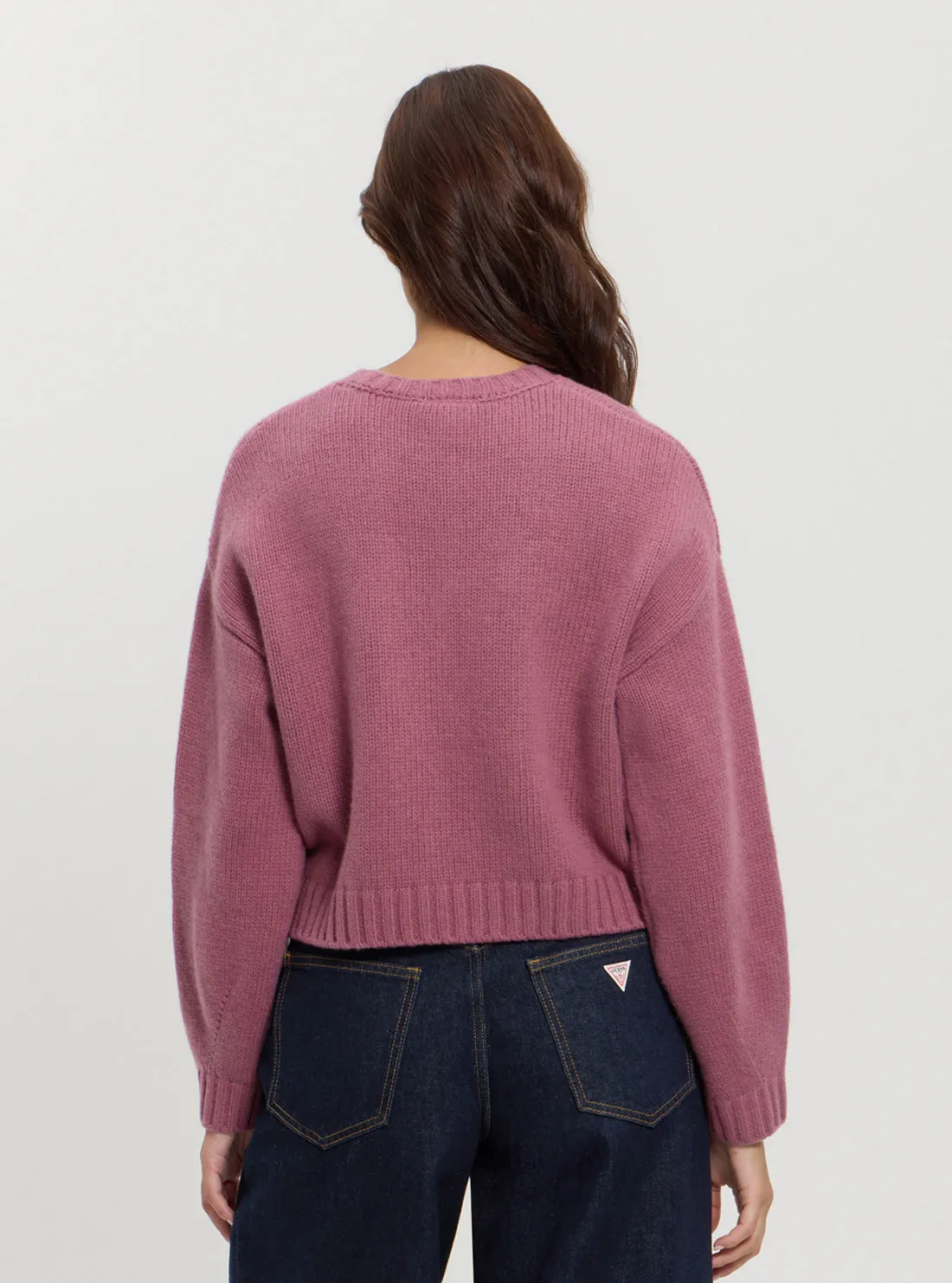 Guess Originals Pink Vintage Graphic Sweater