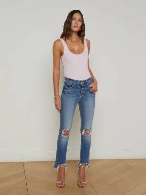 High Line Distressed Skinny Jean