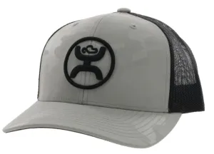 HOOey O Classic Camo (Grey/Black) - Trucker Cap