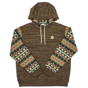 HOOey Summit (Brown/Aztec) - Mens Hoodie Sweatshirt