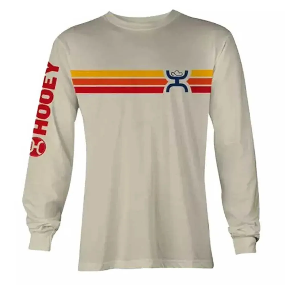 HOOey Sunset Cream Long Sleeve - Men's T-Shirt