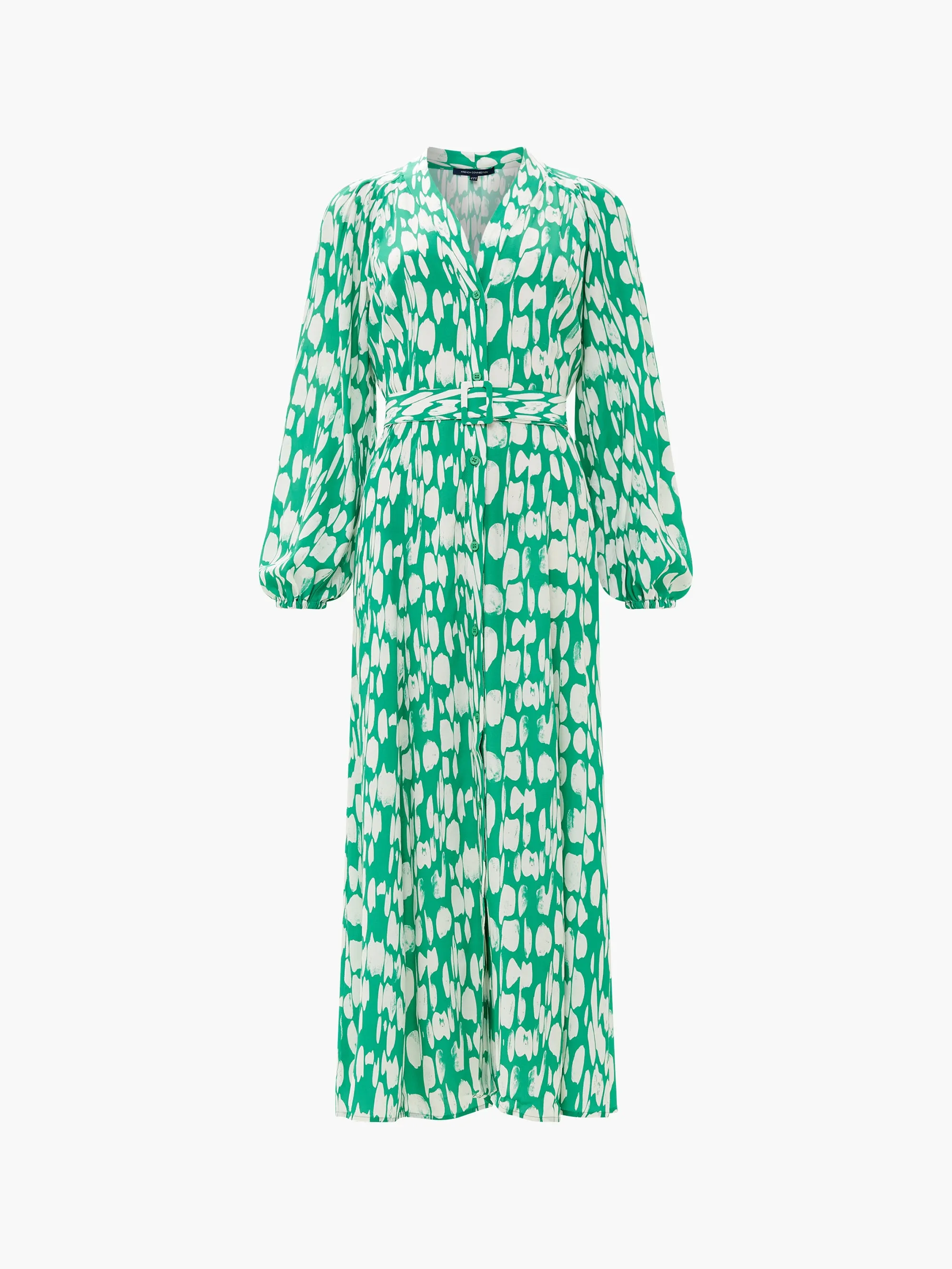 Islanna Crepe Belted Dress