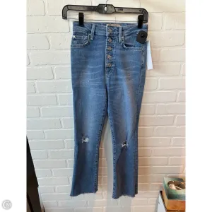 Jeans Straight By 7 For All Mankind In Blue Denim, Size: 2
