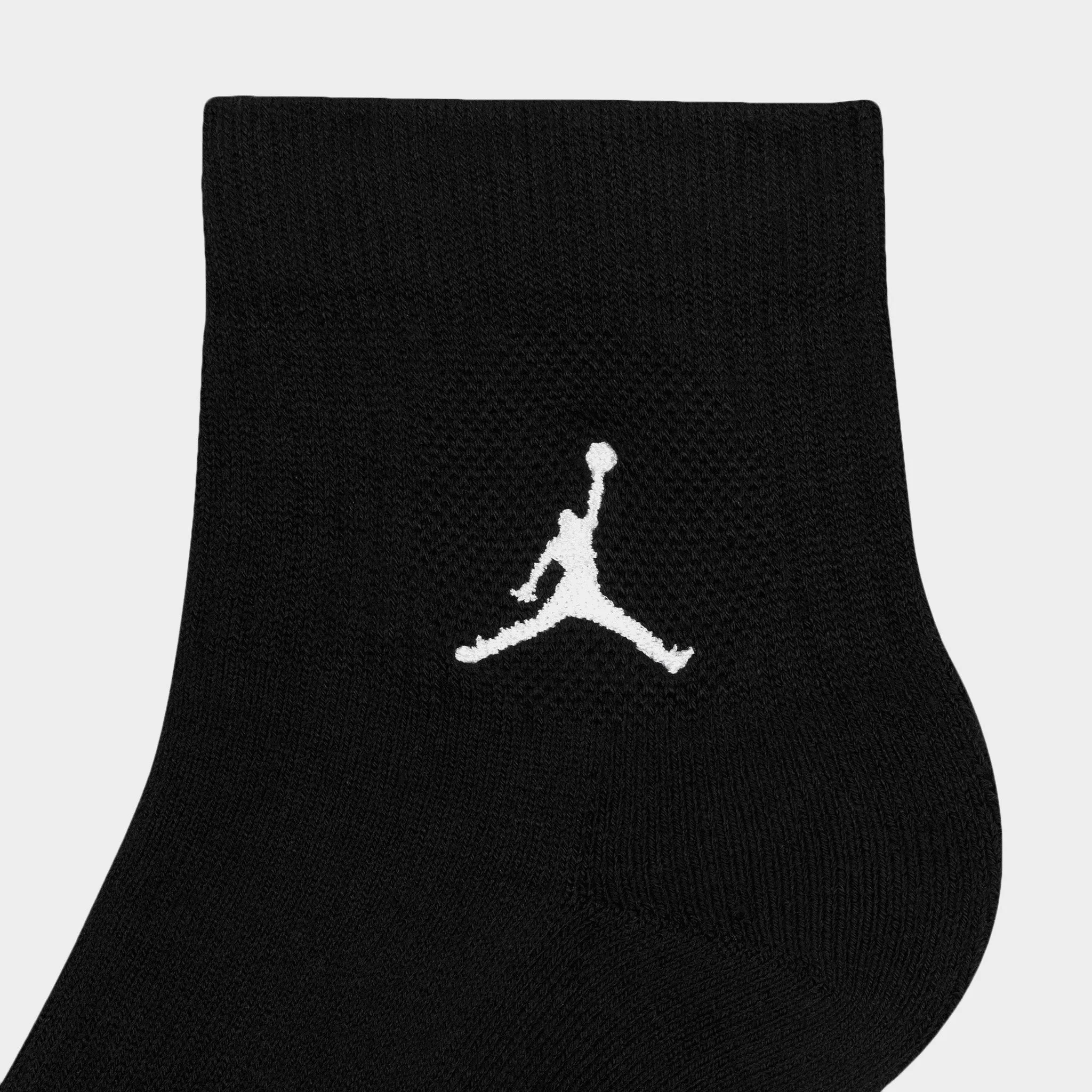 Jordan Everyday Ankle Socks (3 Pack) Black / White