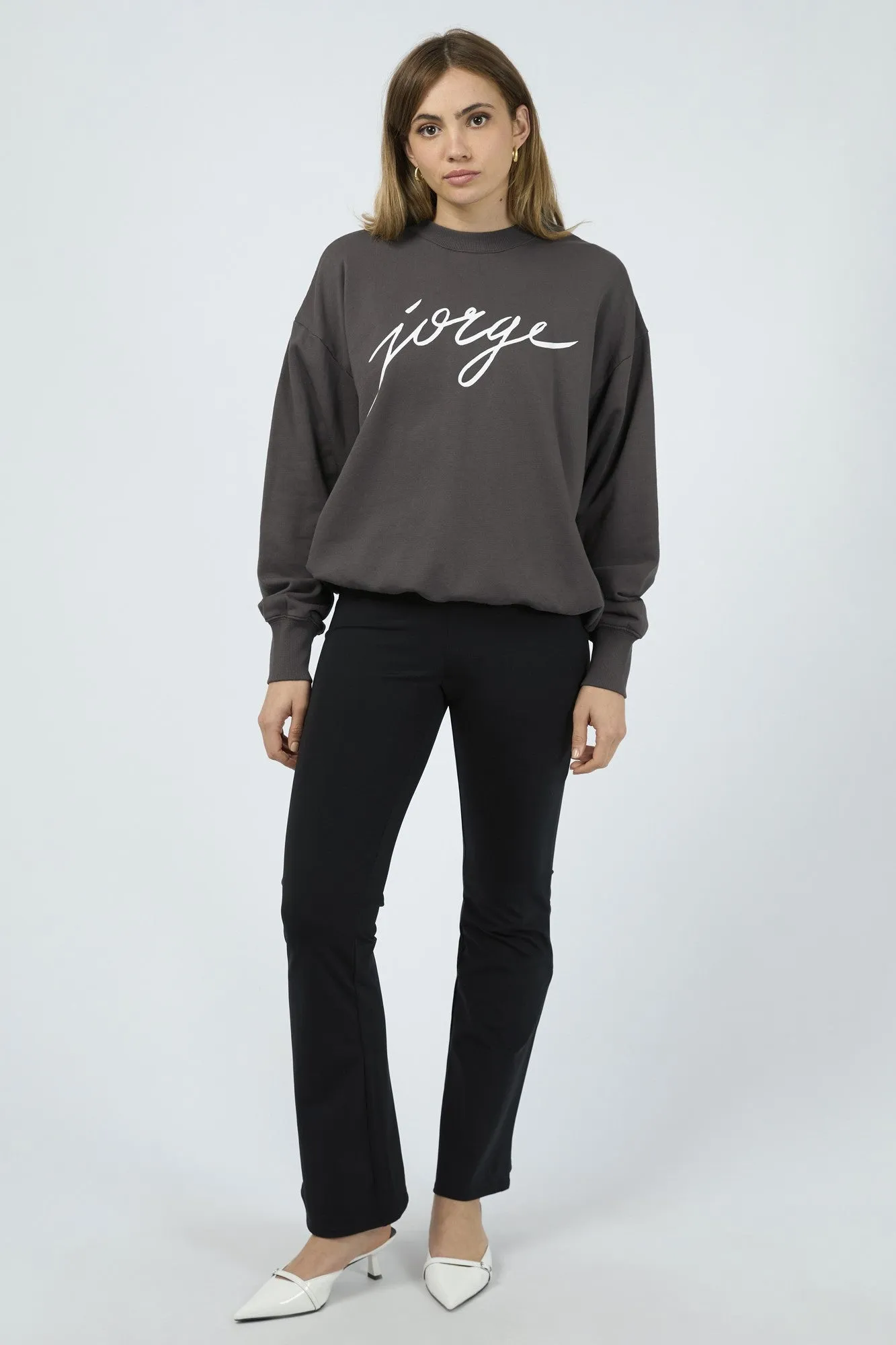 Jorge Script Crew Washed Black