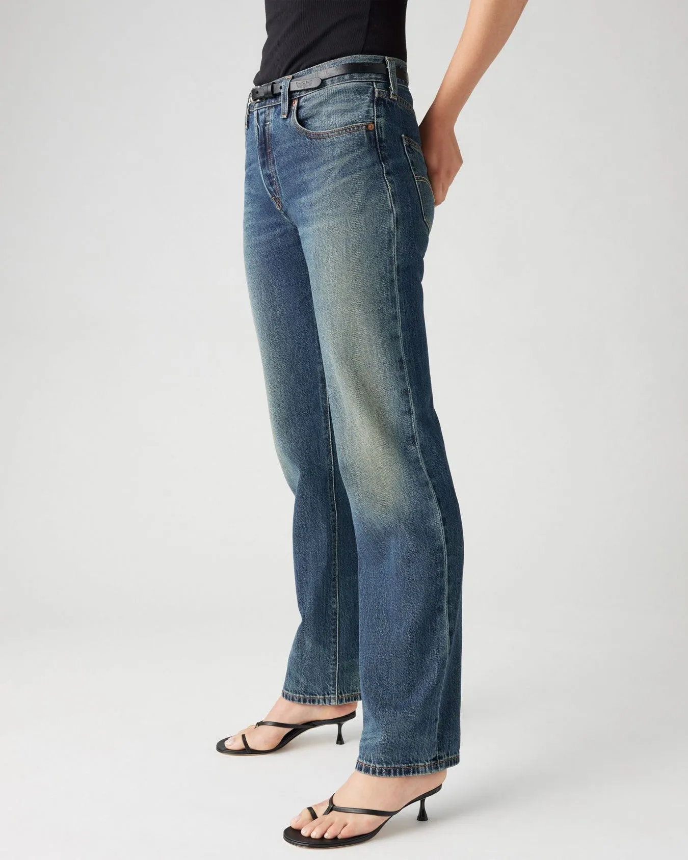 Levi's® Womens 501 90's Lightweight Relaxed Straight Fit Jeans - Bless The Rain