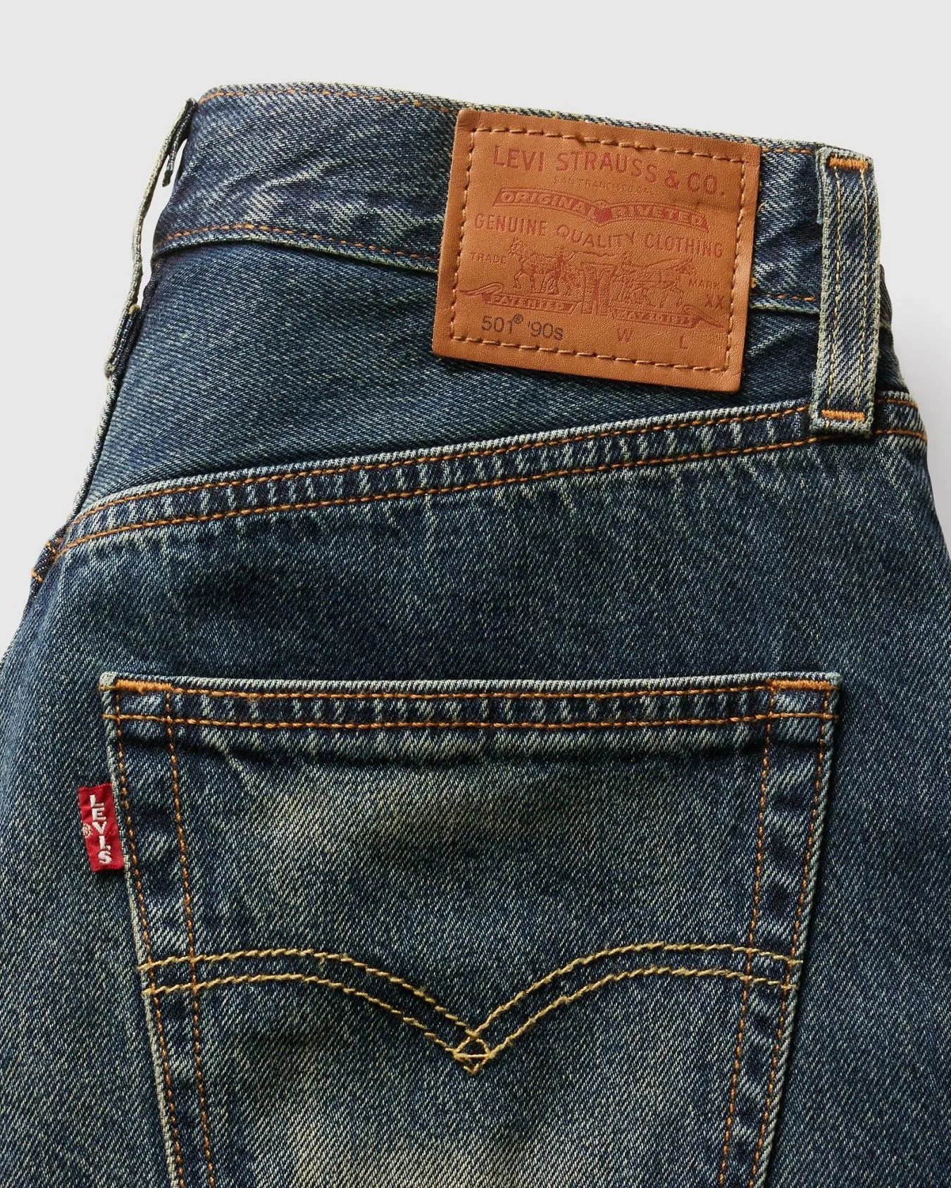 Levi's® Womens 501 90's Lightweight Relaxed Straight Fit Jeans - Bless The Rain