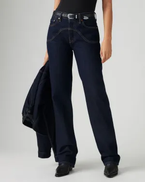 Levi's® Womens 501 90's Western Relaxed Straight Fit Jeans - Deep Breath